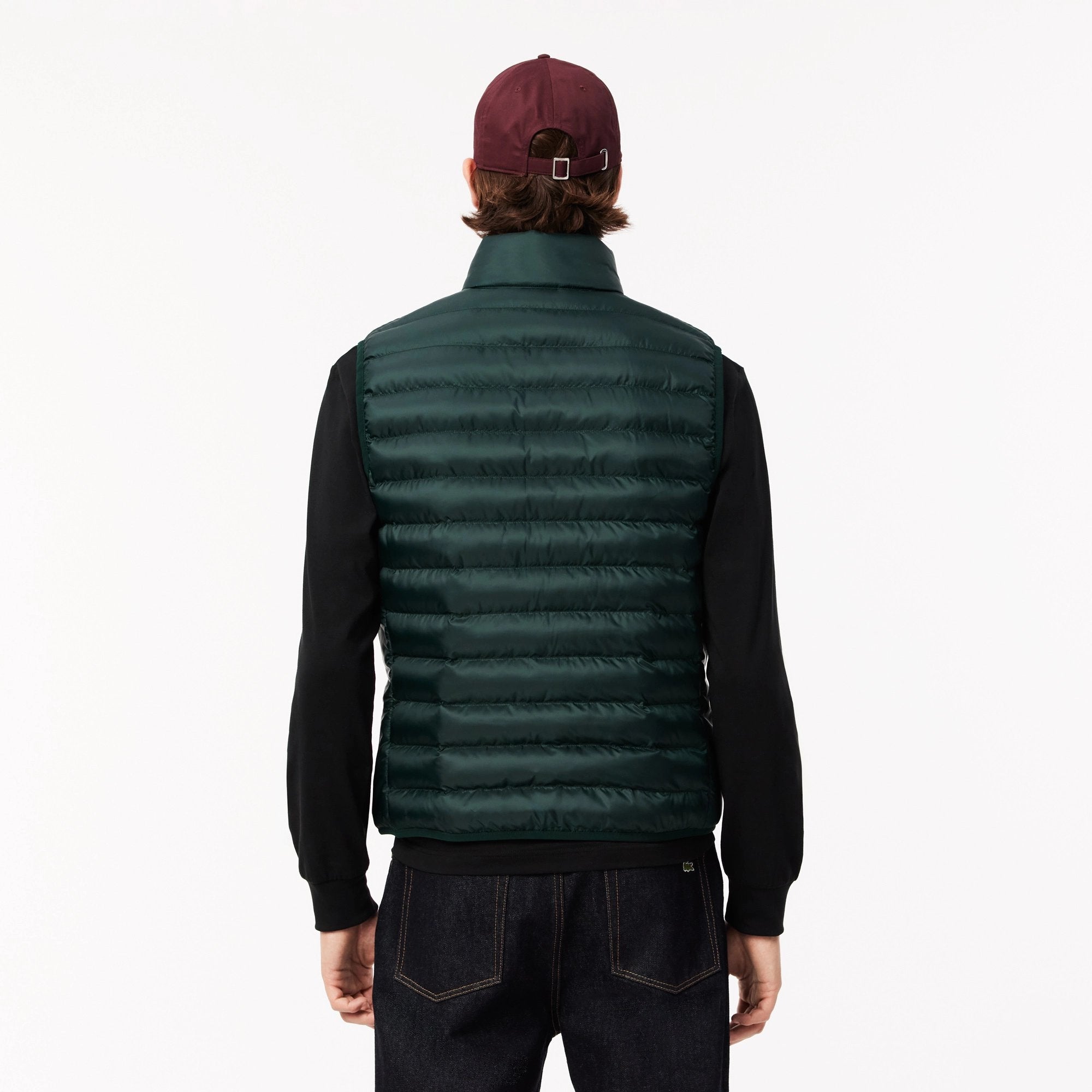 Piumino smanicato lacoste shop