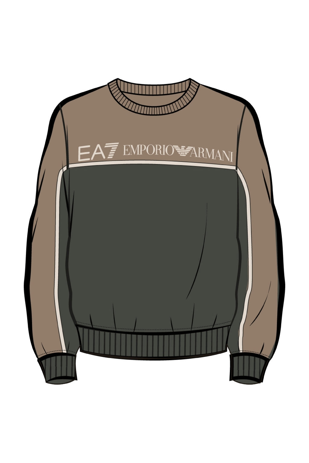 EA7 MEN'S SWEATSHIRT