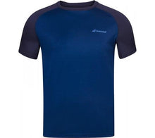 Carica l&#39;immagine nel visualizzatore di Gallery, BABOLAT PLAY CREW T-SHIRT TENNIS ESTATE BLUE
