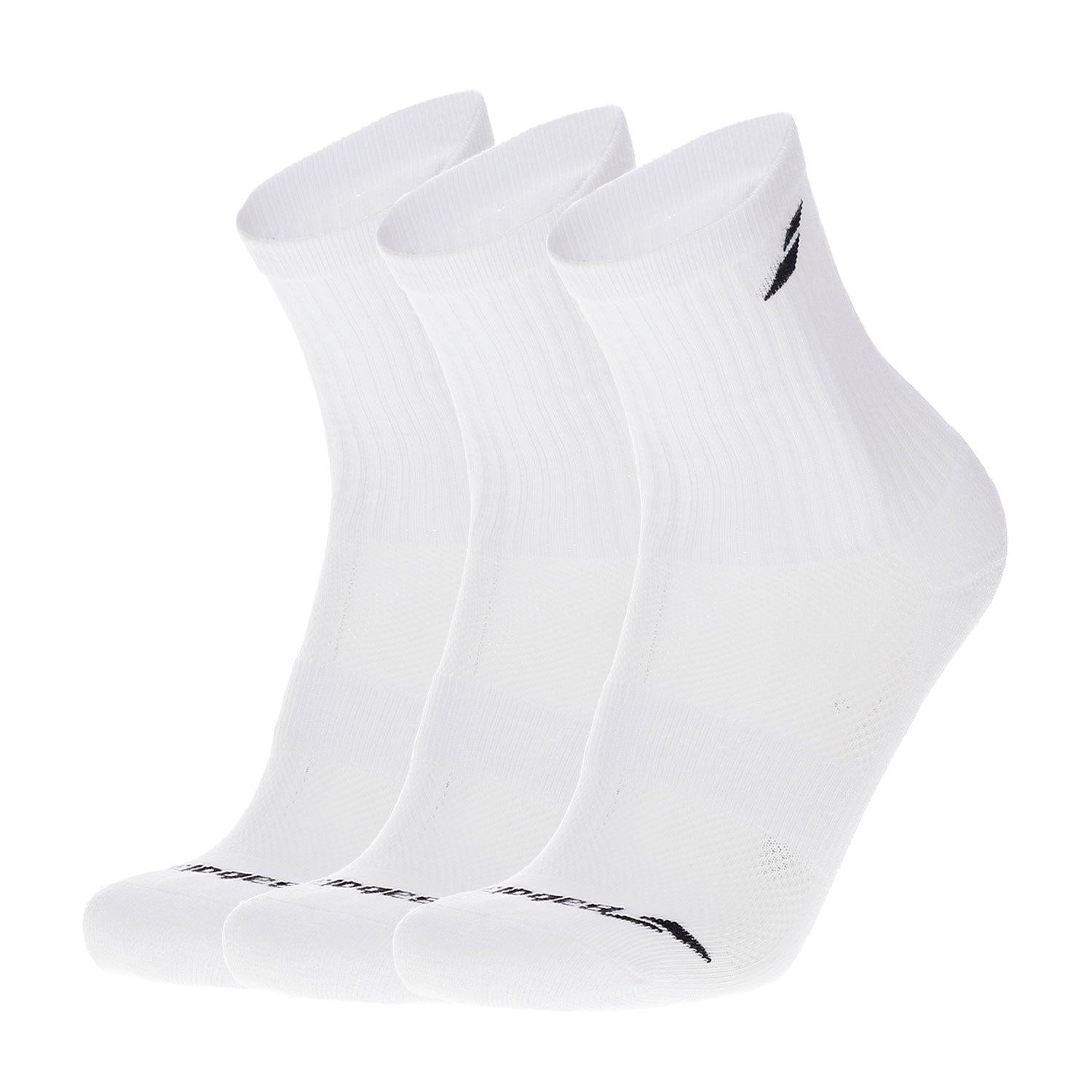 BABOLAT LOGO X 3 CALZE WHITE