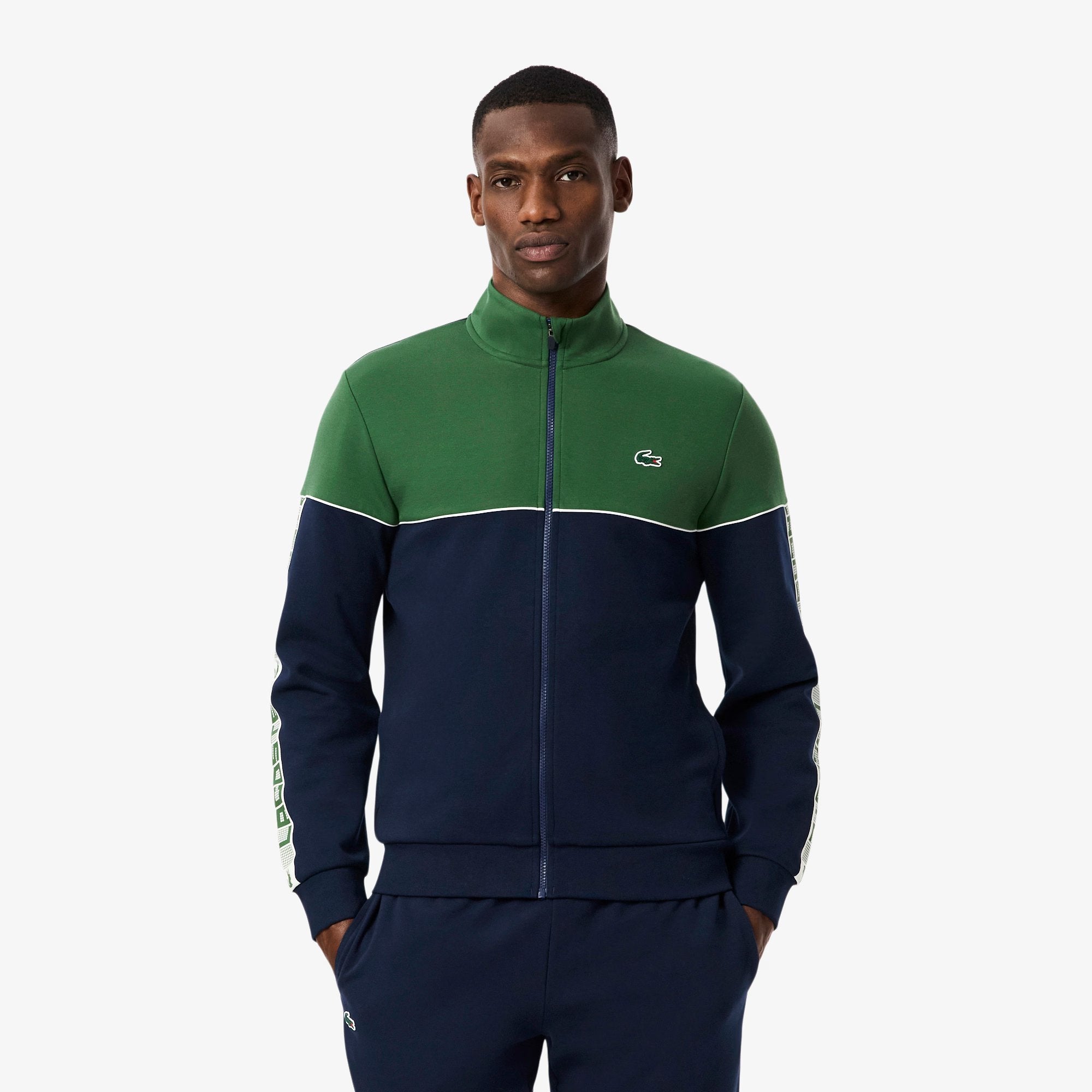 FELPA ZIP LUNGA LACOSTE
