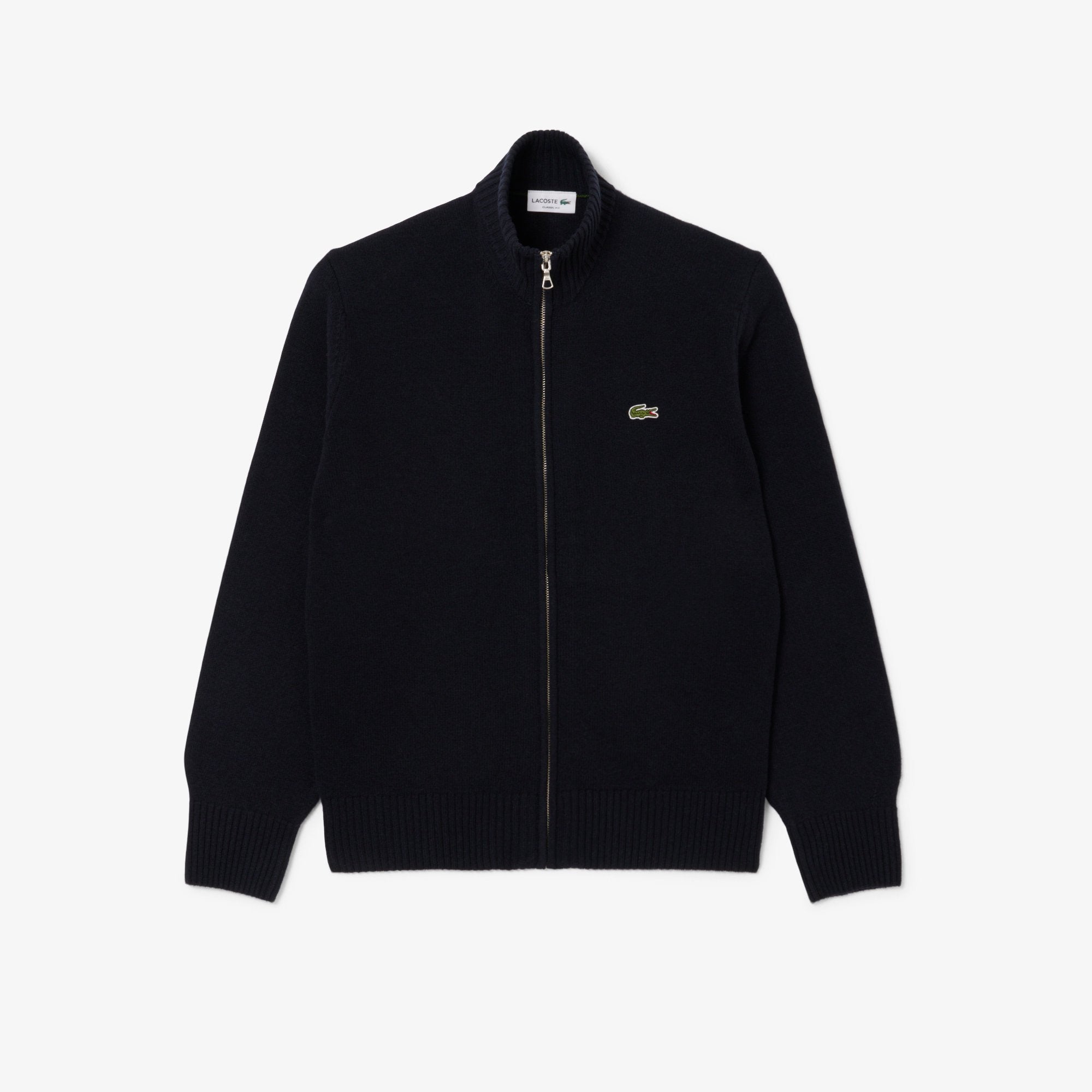 MAGLIONE CON ZIP LUNGA LACOSTE