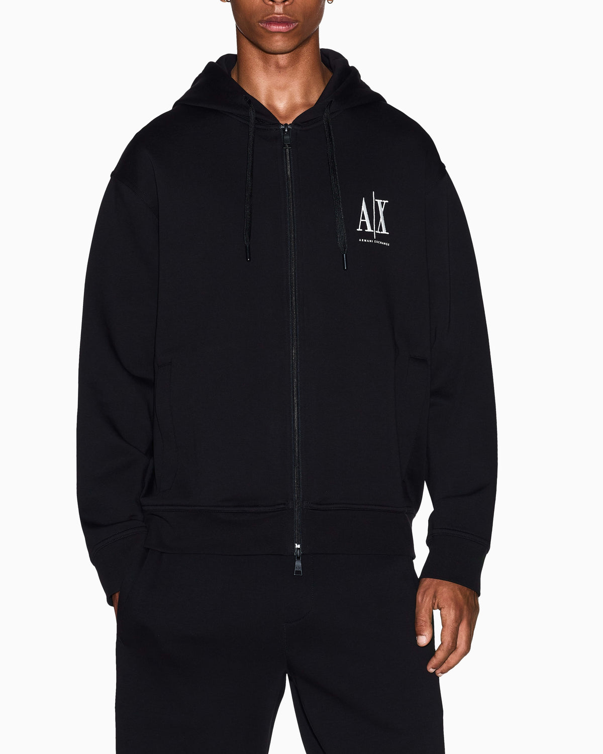 FELPA CON CAPPUCCIO AX