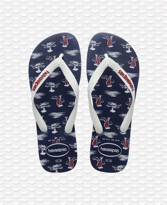 HAV. TOP NAUTICAL NAVY/WHITE/WHITE