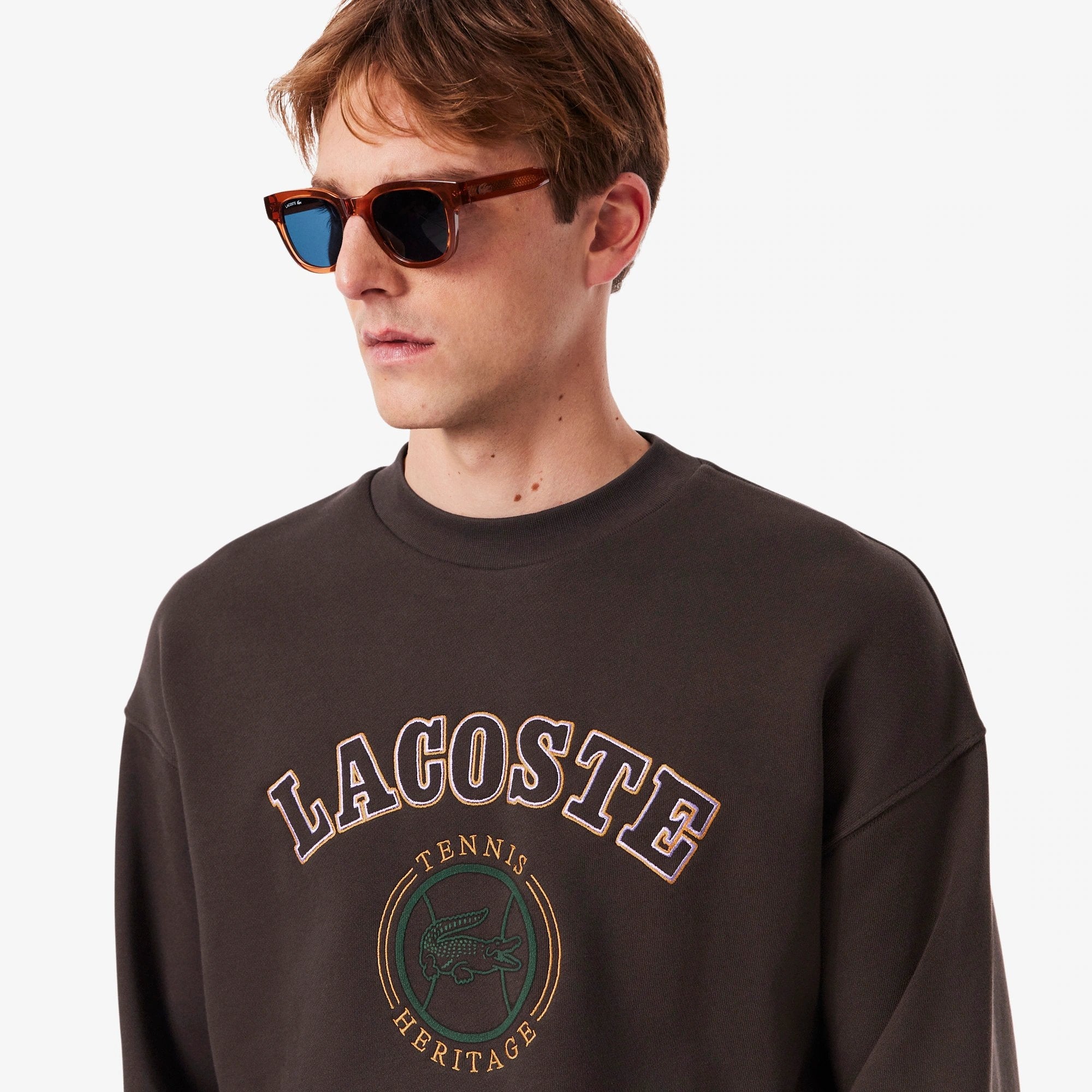 FELPA GIROCOLLO LACOSTE