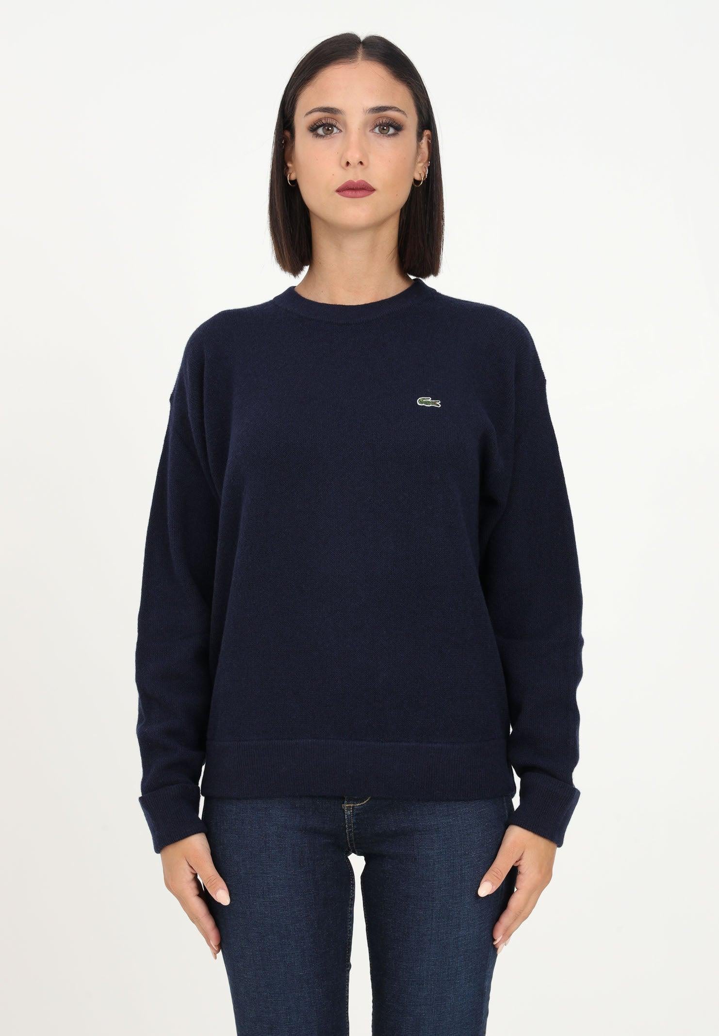 Pullover Lacoste da Donna in Lana